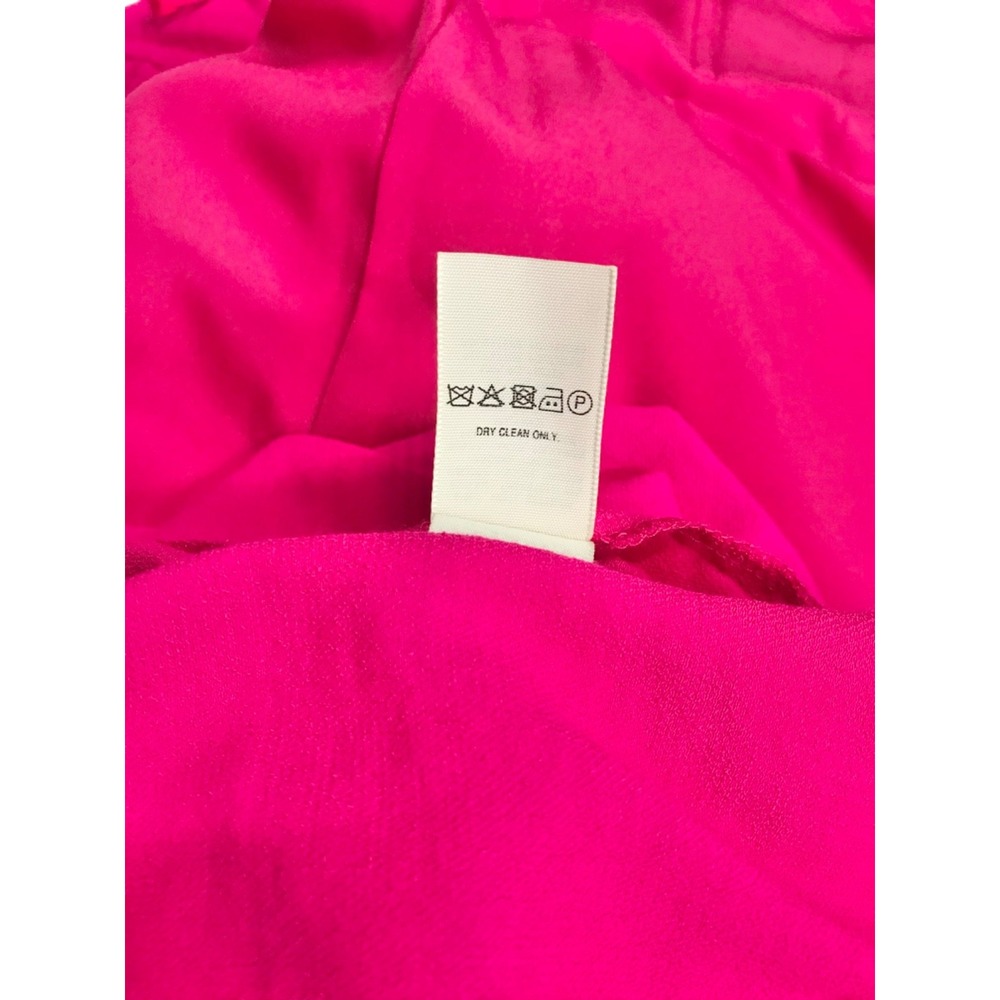 Anthropologie‎ Maeve Pink Strapless Wide Leg Romper, Pockets Size 10 EUC - Picture 9 of 9